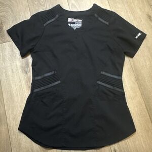 Grey's Anatomy‎ By Barco Impact Women's Black Scrub Top Size XS
